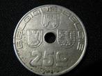 Belgie 25 Centimes 1938 (F-NL), koning Leopold III #i44, Postzegels en Munten, Munten | België, Verzenden, Overig, Losse munt