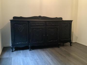 Zwart queen Ann dressoir nachtkastjes de eettafel salontafel beschikbaar voor biedingen