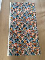 Canvas katoen bloemen stof, Hobby en Vrije tijd, Stoffen en Lappen, Overige kleuren, Ophalen of Verzenden, Zo goed als nieuw, 30 tot 120 cm