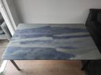Marmeren eettafel, Ophalen, 200 cm of meer, 50 tot 100 cm, Zo goed als nieuw