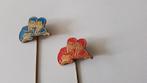 2 verschillende kleuren speldjes blue diamonds, Verzamelen, Ophalen of Verzenden, Zo goed als nieuw, Overige onderwerpen