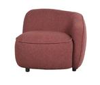 Fauteuil Livo Rechts Wine Red Chic Boucle | Laatste showroom, Eenpersoons, Ophalen of Verzenden, Zo goed als nieuw, Minder dan 150 cm