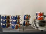 10 Kopjes en schoteltjes  Villeroy & Boch Acapulco Vintage, Ophalen, Zo goed als nieuw, Porselein, Kop en/of schotel