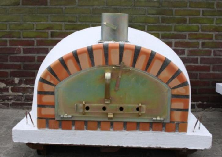 Houtgestookte bakoven pizzaoven model PISA 100x100cm, Tuin en Terras, Buitenkeukens, Nieuw, Houtskool, Vrijstaand, Ophalen