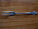 Zilveren drietands dessertvork model moustache Harm Ellens, Ophalen of Verzenden, Zilver