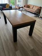Houten Eettafel + Bankje - Vurenhout - Stevige Poten, Huis en Inrichting, Tafels | Eettafels, Ophalen, Gebruikt, 50 tot 100 cm