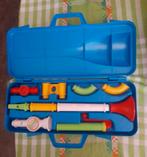 2 vintage Fisher Price Crazy Combo Horn +School Days Desk., Ophalen of Verzenden, Gebruikt