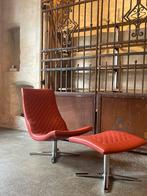 De Sede ds-51 lounge- draaifauteuil met ottoman, Huis en Inrichting, Ophalen, 75 tot 100 cm, 50 tot 75 cm
