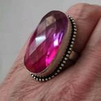 925 ring met roze topaas nieuw maat 17, Sieraden, Tassen en Uiterlijk, Ringen, Nieuw, Met edelsteen, 17 tot 18, Dame