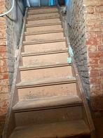 Hardhouten trap, Doe-het-zelf en Verbouw, Ladders en Trappen, Ophalen, Gebruikt, 2 tot 4 meter