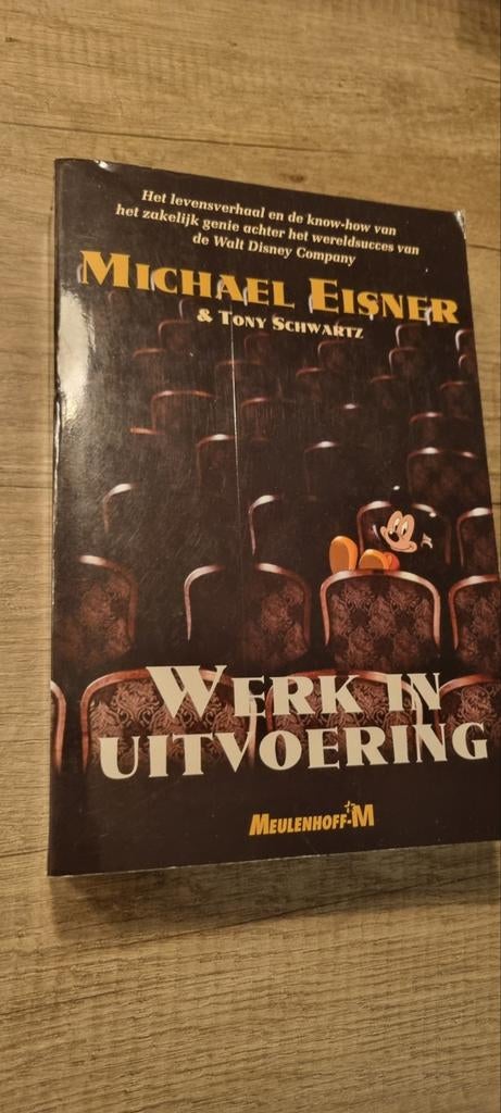 Michael Eisner - Werk in uitvoering, Ophalen of Verzenden, Gelezen, Michael Eisner & Tony Schwartz, Film, Tv en Media