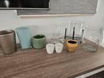 Dıverse vazen, Ophalen, Overige kleuren, Minder dan 50 cm, Glas