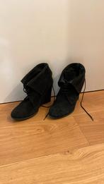 Dames sleehakken zwart suede maat 38, Ophalen of Verzenden, Gedragen, Zwart