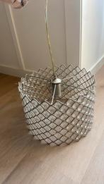 Kristallen hanglamp, Huis en Inrichting, Ophalen, Zo goed als nieuw, Metaal, Minder dan 50 cm