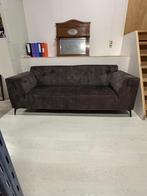 Stijlvolle zwarte 3 zits bank Oliver, Huis en Inrichting, Banken | Bankstellen, Ophalen, Gebruikt, Stof