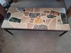 Vintage terrazzo-stijl salontafel 120x50x40, Huis en Inrichting, Tafels | Salontafels, Ophalen, Gebruikt, 100 tot 150 cm, 50 tot 100 cm