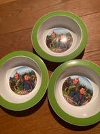 Efteling servies - 3 diepe bordjes/kommen, Ophalen of Verzenden
