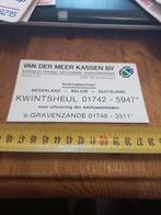 Van der meer kassen bv kwintsheul, Verzamelen, Stickers, Ophalen of Verzenden, Zo goed als nieuw