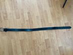Zwarte leren riem 95 cm, 90 tot 100 cm, Heupriem, Ophalen of Verzenden, Gedragen