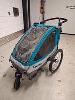 Fietsaanhanger, Fietsen en Brommers, Fietsaccessoires | Aanhangers en Karren, Vering, Minder dan 20 kg, Zo goed als nieuw, Kinderkar