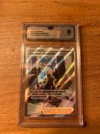 Pokémon Cynthia's Ambition (2023) - Slab Grade 8, Ophalen of Verzenden, Zo goed als nieuw, Losse kaart, Foil
