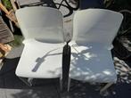 2 Casprini Tiffany stoelen, Ophalen, Kunststof, Gebruikt, Wit