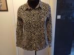 Nieuwstaat panter bloes mt M Loavies, Maat 38/40 (M), Bruin, Ophalen of Verzenden, Loavies
