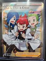 Pokemon Chili & Cilan & Cress 258/264 Fusion Strike, Ophalen of Verzenden, Zo goed als nieuw, Losse kaart, Foil