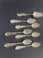 Verzilverde theelepeltjes + suikerschep, Ophalen of Verzenden