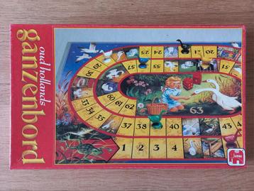 Het Oudhollands Ganzenbord, JUMBO, COMPLEET  vintage.  beschikbaar voor biedingen