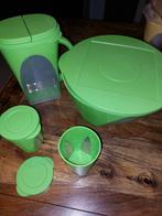 prachtige nieuwe tupperware set, kan, bekers, kom met deksel, Huis en Inrichting, Keuken | Tupperware, Ophalen, Nieuw, Groen, Overige typen