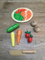 Houten snijgroente/groente snijbaar, zgan, Ophalen of Verzenden, Zo goed als nieuw, Hout, Speelkeuken-accessoire
