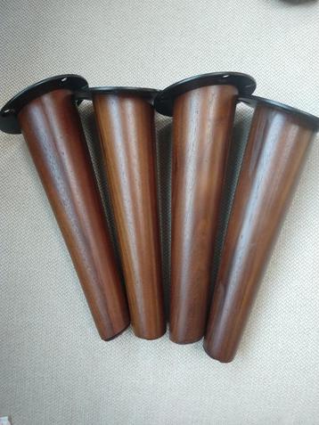 Massief houten meubel poten 23 cm nieuw beschikbaar voor biedingen
