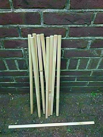 10 stuks ronde stokken 18 mm lengte 58,5 cm zitstokken  beschikbaar voor biedingen