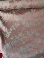 Damast Stof Oudroze/Zilver - per meter, Hobby en Vrije tijd, Stoffen en Lappen, Overige materialen, 120 cm of meer, Ophalen of Verzenden