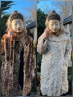 Vintage bontjas jaren 60, maat 40, Kleding | Dames, Ophalen of Verzenden, Maat 38/40 (M), Bruin