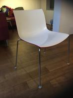 5x Arper Catifa 46 design stoelen, Ophalen, Kunststof, Gebruikt, Wit