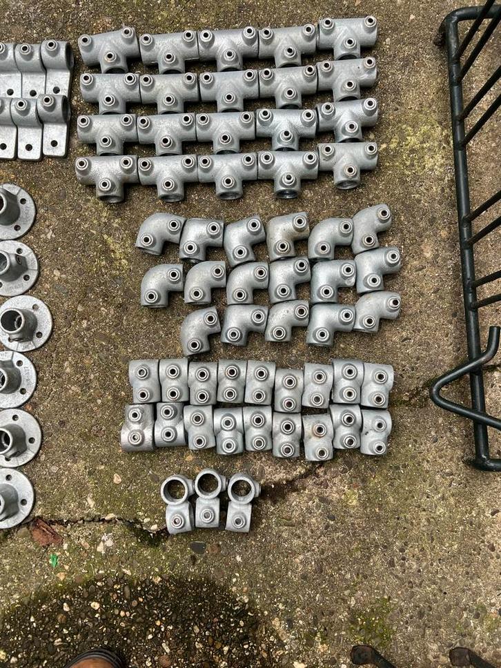 Diverse Half Duims Stijger Set met veel montage stukken, Doe-het-zelf en Verbouw, IJzerwaren en Bevestigingsmiddelen, Gebruikt