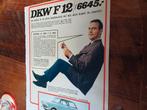 Advertentie van DKW F 12 1964, Verzamelen, Ophalen of Verzenden, Zo goed als nieuw, Auto's