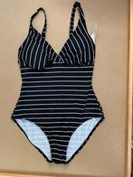 ESPRIT Women Beach gestreepte badpak zwart/wit maat 38, Zwart, Nieuw, Badpak, Ophalen of Verzenden