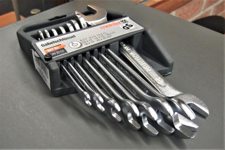 STEEKSLEUTELSETJE (8STUKS) MEISTER, Auto diversen, Autogereedschap, Nieuw, Ophalen