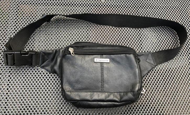 Vintage zwarte Samsonite Image heuptas, Sieraden, Tassen en Uiterlijk, Tassen | Schoudertassen, Zo goed als nieuw, Overige merken