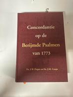Concordantie Berijmde Psalmen 1773, Boeken, Ophalen of Verzenden, Gelezen, Christendom | Protestants