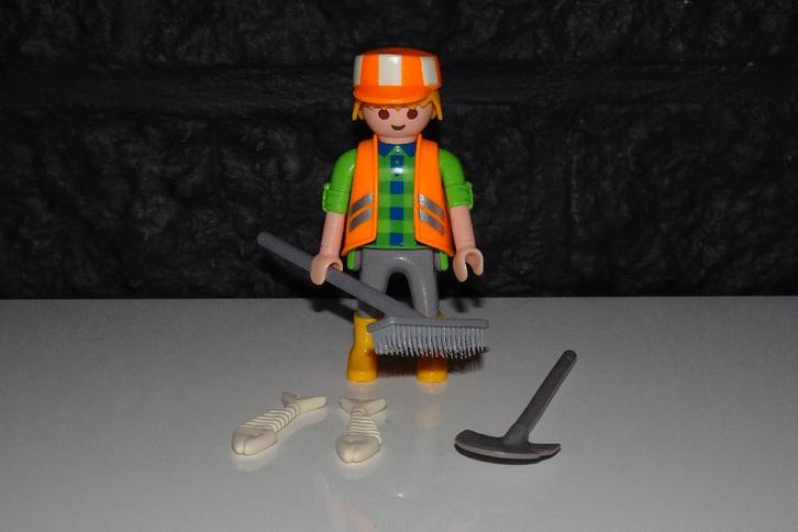 12 - Straatveger 5609, Kinderen en Baby's, Speelgoed | Playmobil, Gebruikt, Ophalen of Verzenden