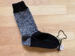 Handgebreide dikke wollen sokken zwart/grijs mt 40/41 nieuw, Kleding | Dames, Sokken en Kousen, Sokken en Kniesokken, Verzenden