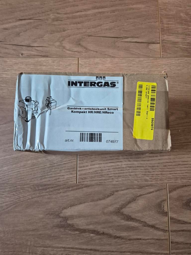 Intergas Gasblok + Ontsteekunit 074977 - Nieuw, Ophalen of Verzenden, Nieuw