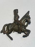 Vintage Ruiter te Paard Figuur brons volgens mij, Antiek en Kunst, Ophalen of Verzenden