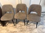 Eetkamer stoelen 3 van kwantum, Huis en Inrichting, Stoelen, Ophalen of Verzenden, Zo goed als nieuw, Grijs