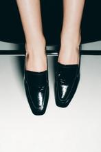 Dames platte schoenen in laklook ballerina's instappers 38, Ophalen of Verzenden, Zo goed als nieuw, Zara, Instappers