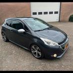 Peugeot 208 1.6 GTI 147KW 3-D 2013 Grijs, Auto's, Peugeot, Voorwielaandrijving, Zwart, Leder en Stof, Parkeersensor